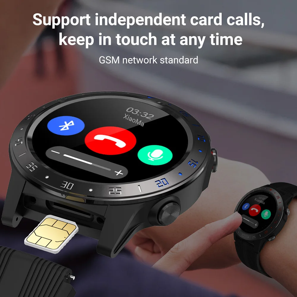 US $49.99 LEMFO M5S GPS Smart Watch Men Independent Card Call Heart Rate Monitor IP67 Waterproof Compass Barometer Weather Smartwatch