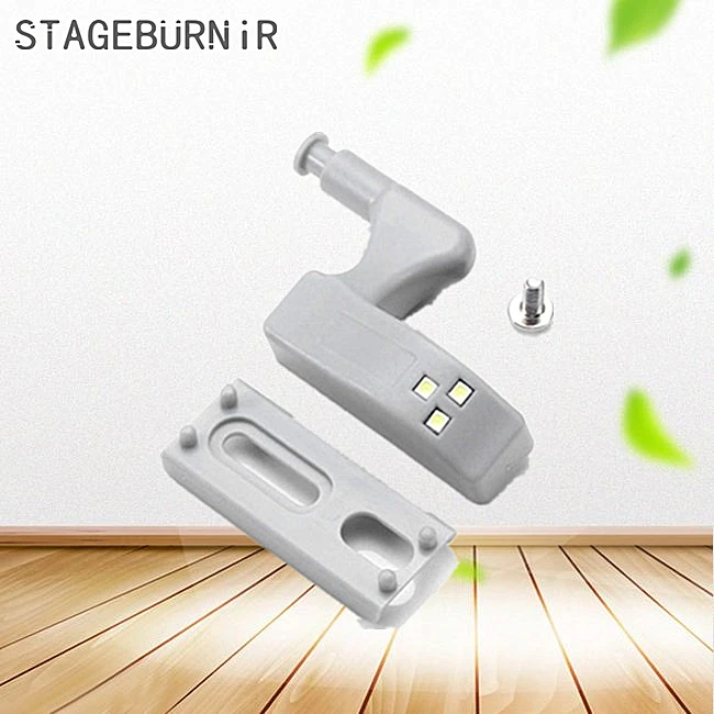 

3Pcs Inner Hinge lamp Under Cabinet Universal Wardrobe Sensor LED Armario For Cupboard Closet Kitchen Bedroom Induction lights