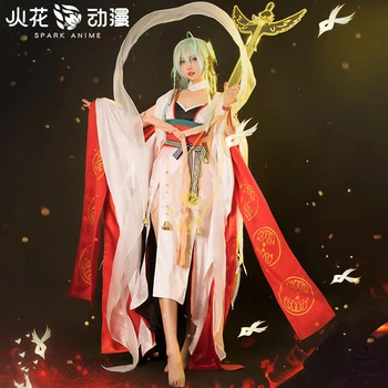 

New Arrive Onmyoji SSR Kinnari Kinnara Uniforms Cosplay Costume Free Shipping F