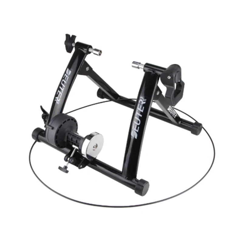 Велосипедный тренировочный тренажер 6 скоростей магнитное сопротивление