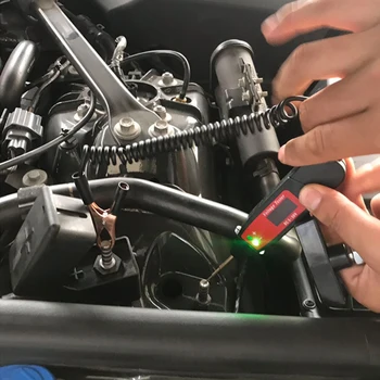 

Hot Detectors Voltage Test Pen Electric LED Light Repair Probe Tester Digital Display Car Spring Line