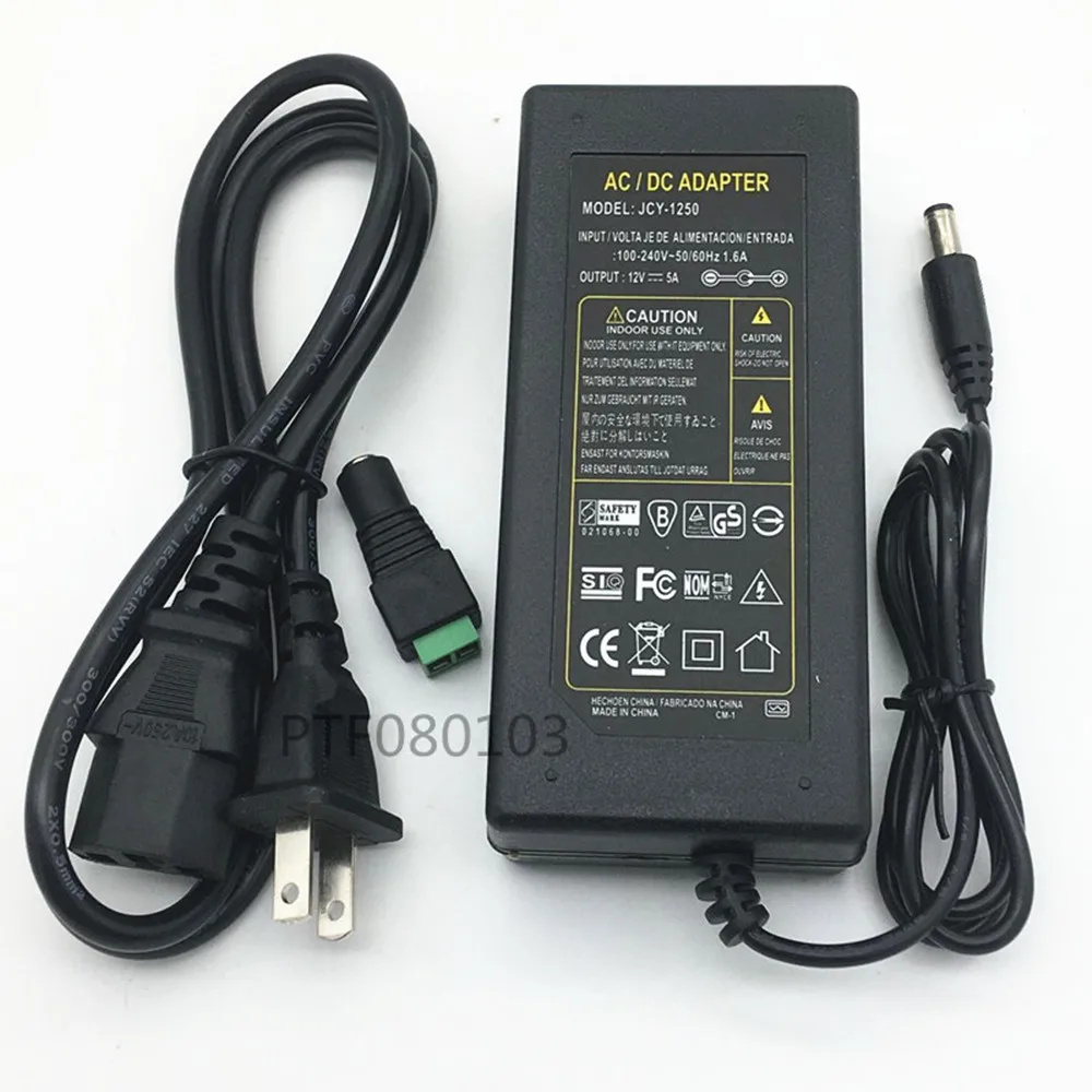 AC 100V-240V DC 12V 1A 2A 3A 5A 6A 8A 10A Power Supply Adapter 12 V Lighting Transformer Converter For LED Strip Light CCTV