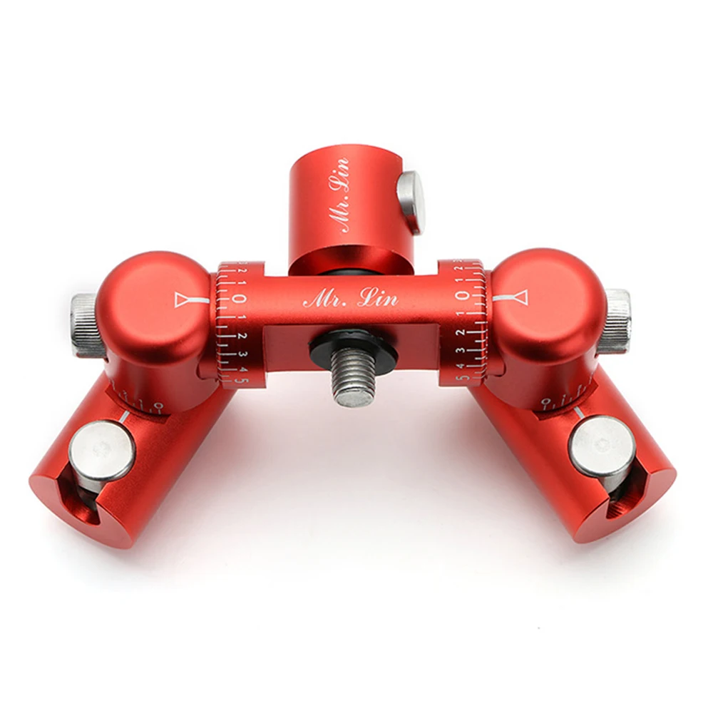 

Archery Double Side Archery Balance Rod Competition Stabilizer V Bar Connector for Compound Bow Recurve Bow