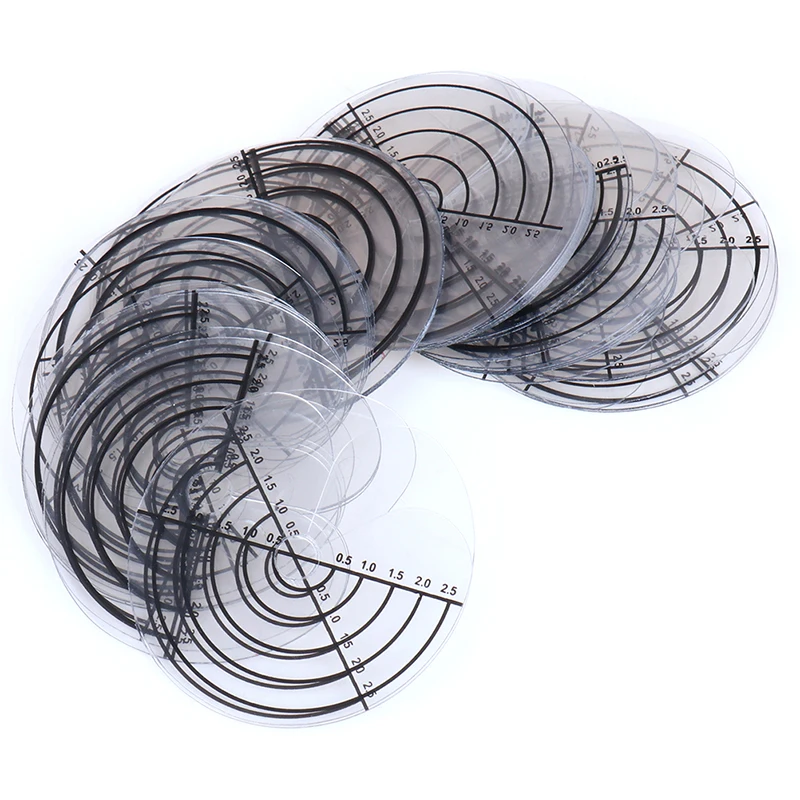 50pcs Round Heat Protector Insulation Sheet Shield Scale Mark Tip Keratin Hair Extensions Styling Tool | Красота и здоровье
