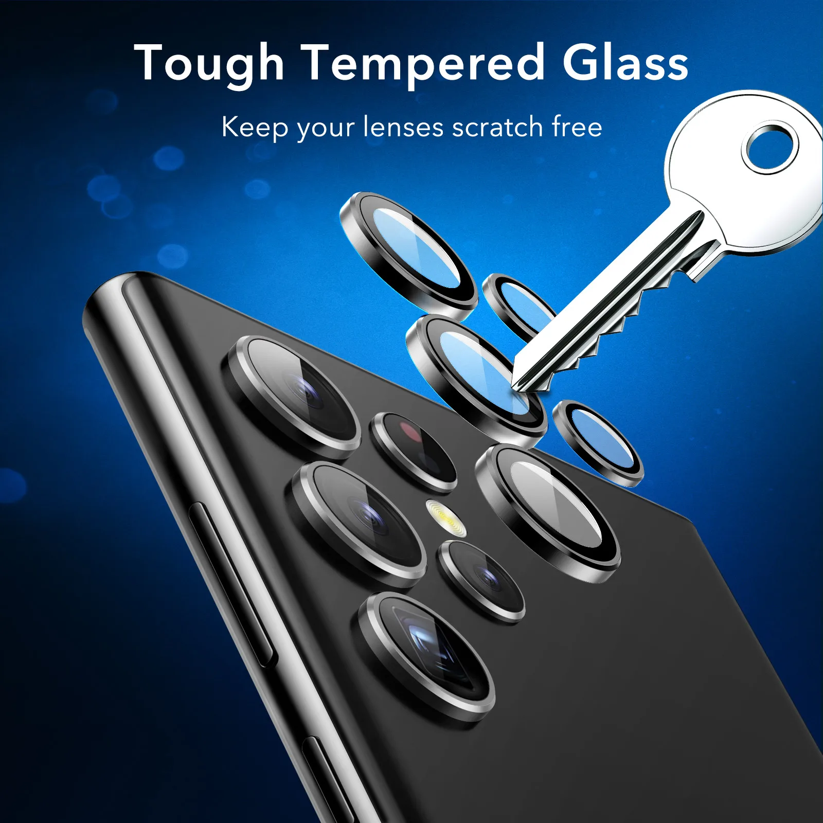 ESR for Samsung Galaxy S22 Ultra Camera Protector Screen Films for S22 Lens Tempered Glass for S22 Plus 3D Curved Protection
