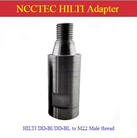 

adapter adaptor connector HILTI DD-BI/DD-BL to M22 1/2'' BSP Male thread for Diamond Core Drill Bits Machines converter