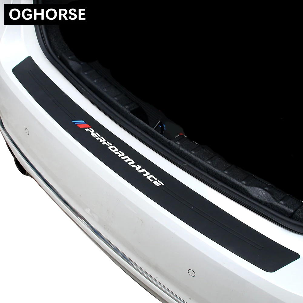 Rubber Car Rear Bumper Trim Guard Plate Protector Sticker Cover For BMW F20 F45 F30 F32 G30 F10 G32 F01 G12 Z4 X1 X3 X4 X5 X6 X7