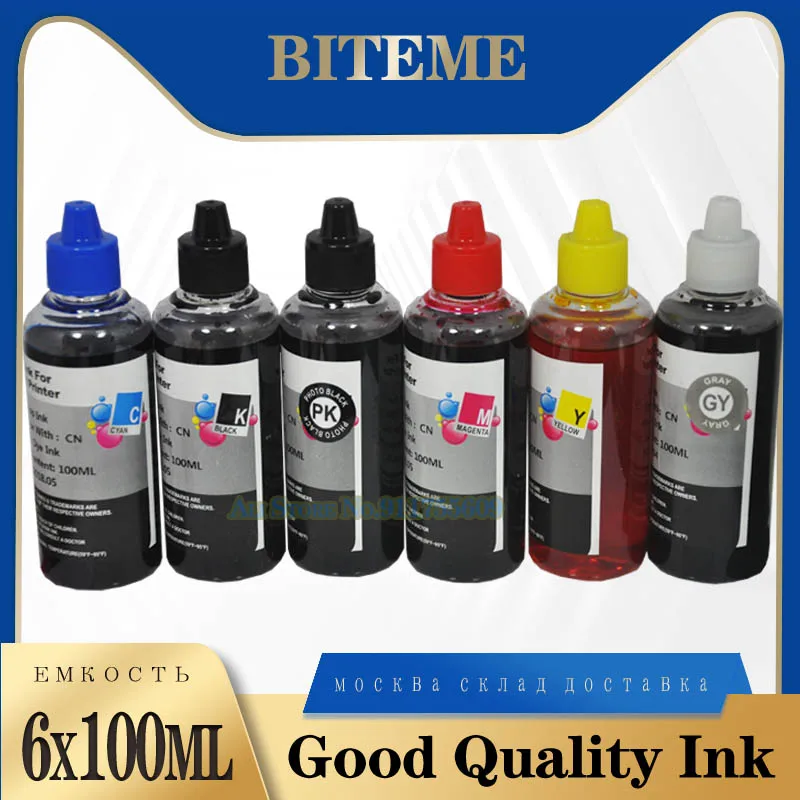 600ML Ink For Canon Pixma MG7740 TS8040 TS9040 Printer Refill Cartridge PGI470 CISS Premium Ink
