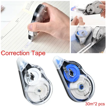 

Economical Set 30m*2 60m Correct Belt Correction Tape Student and Officer Office School Supplies Stationery Correction Tape