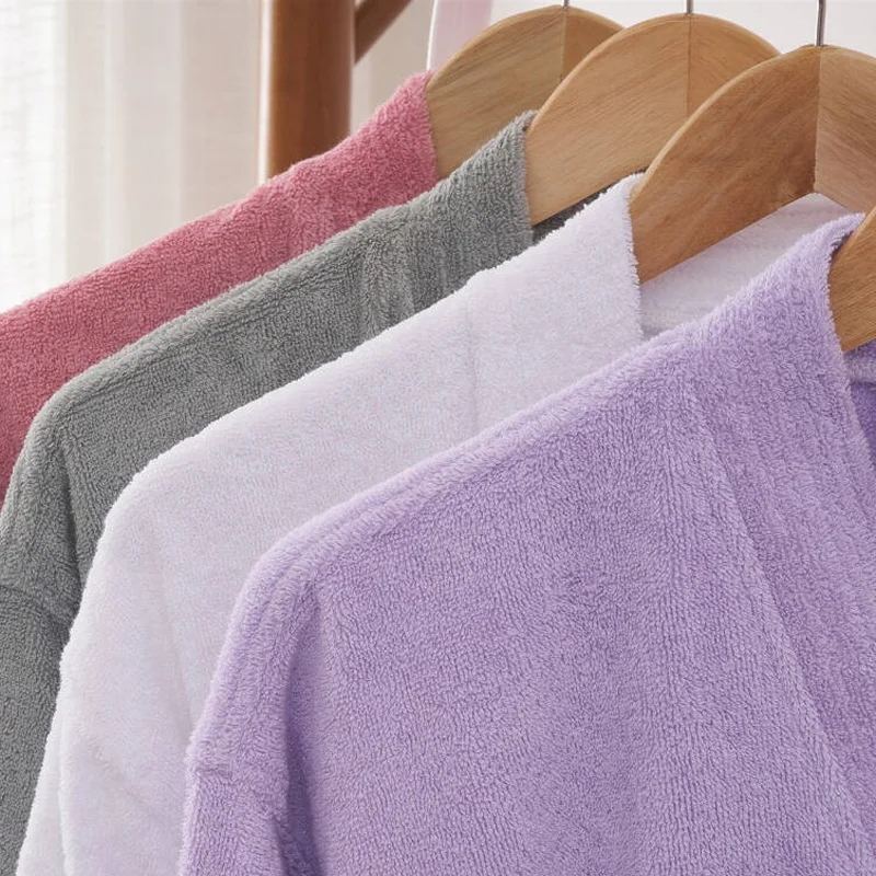 Полотенцесушитель Robe100% хлопок унисекс Халат Банные мужские халаты и женские Sleeprobe двусторонний махровый Sleeprobe женская повседневная домашняя одежда