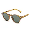 Gafas de sol con montura pequeña para hombre y mujer, anteojos de sol de tendencia de Color leopardo, estilo Retro clásico, a la moda ► Foto 2/6