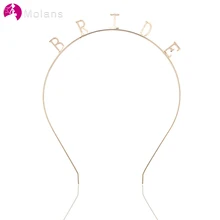 Обруч из моланского сплава, корона для волос, свадебные аксессуары для волос, металлический ободок для волос, ободок для женщин, новинка, головной убор