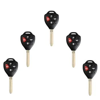 

5pcs/lot English Version Xhorse for Toyota Style VVDI2 Universal Wire Remote Key 4 Buttons for VVDI Key Tool Key Programmer
