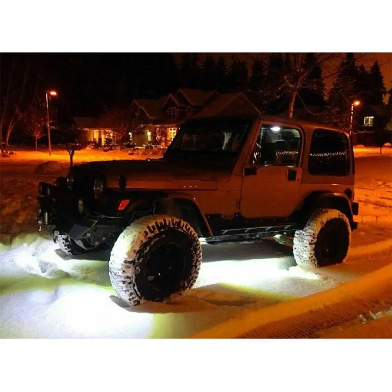 12pcs 9W LED Rock Light for Offroad Truck Boat Underbody Lamp - 4000145422214