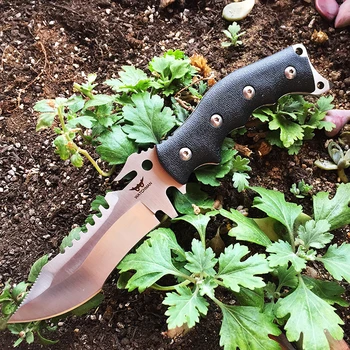 

[Watchman MH133-B] Fixed Blade Knife Sharp Durable Outdoor Camping Hunting Survival Tactical Straight Knives EDC Tool Carrying
