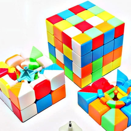 

Colorful Infinity Smooth Magic Cube Speed 3 4 Order Professional Children Cubo Magico Game Learning Educational Toys OO50MF