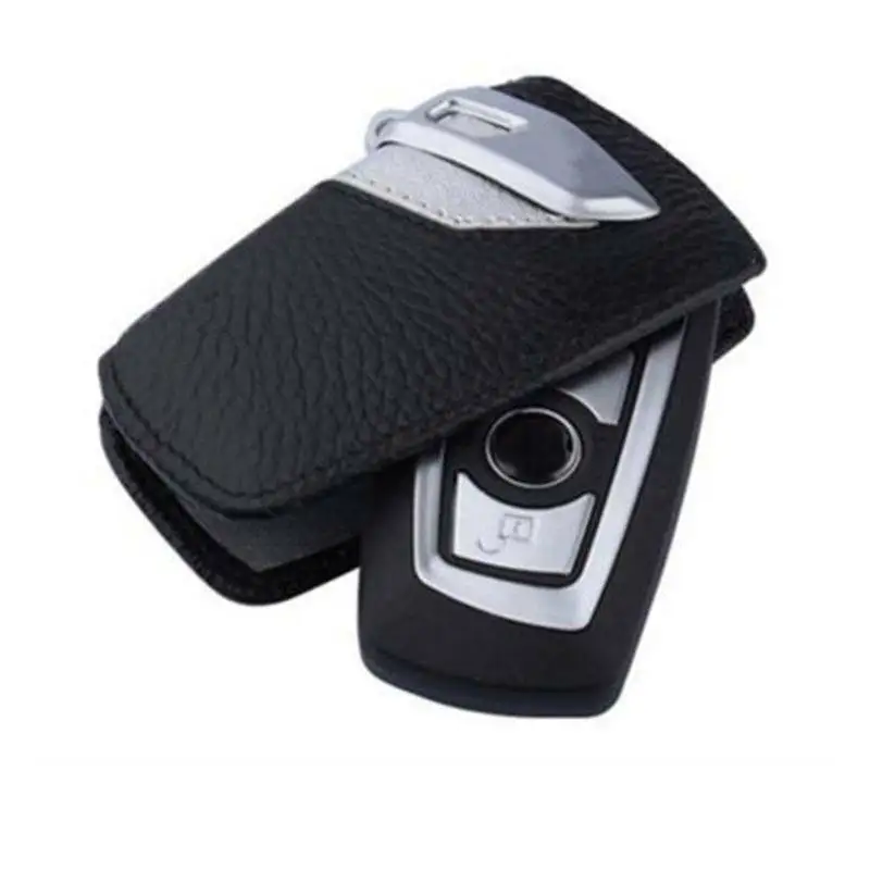 Натуральная кожа смарт-ключ чехол сумка защитный чехол для BMW 3/5/7 серий, X3 в синий/красный/серебряный аксессуар