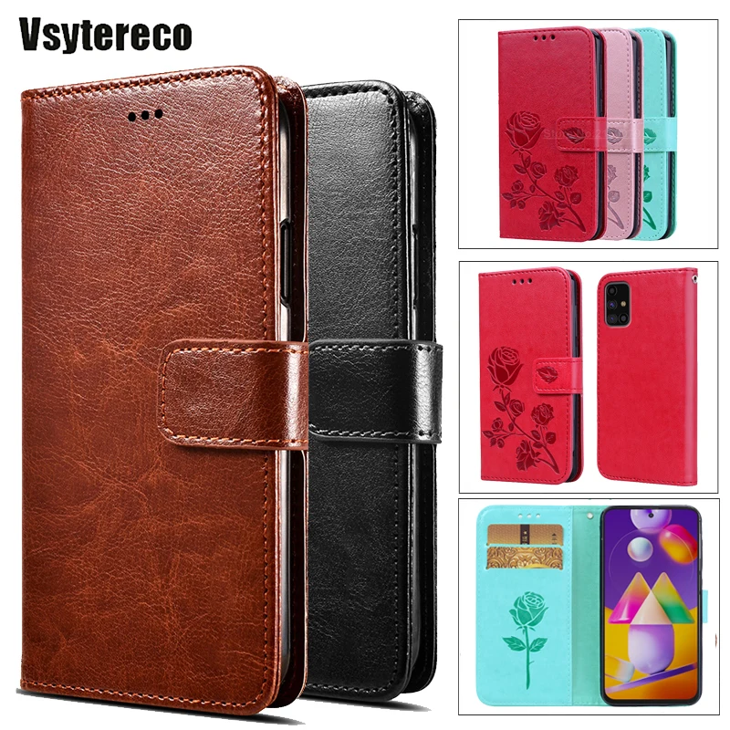 dinosaurus vloot grot For Samsung Galaxy M31S Flip Cover for Telefoonhoesje Samsung Galaxy M21  M31 M51 M 21 11 01 M30S M01S Core M11 Case Wallet Coque - AliExpress