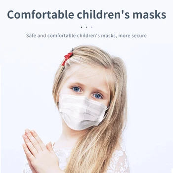 

30 pcs Child Mask Non-woven Filters Droplets Dust Particle Respirator Anti dust Anti Odor Anti Haze Masks