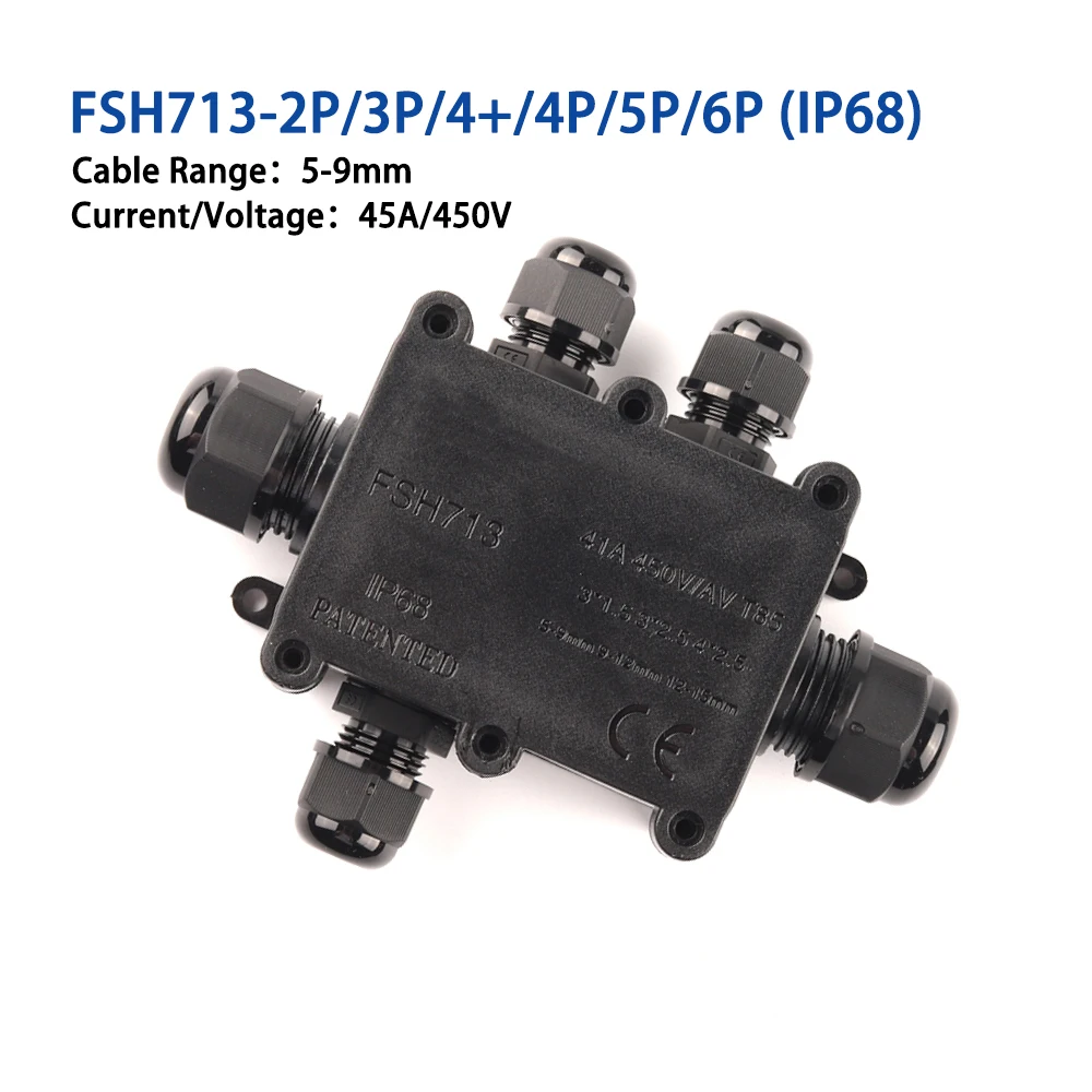 Scatola Di Giunzione, CESFONJER IP68 3 Vie M25 Connettori - Foto 4