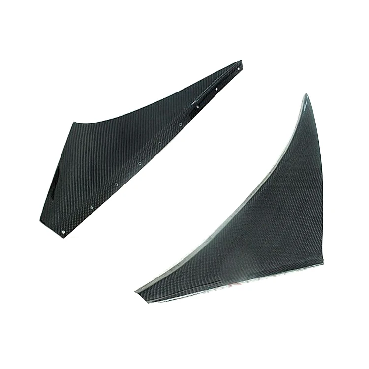 

DWCX Carbon Fiber Black Front Bumper Canard Splitter Refit Fit for Toyota Supra Mkiv Jza80 1993-1997 1998 1999 2000 2001 2002