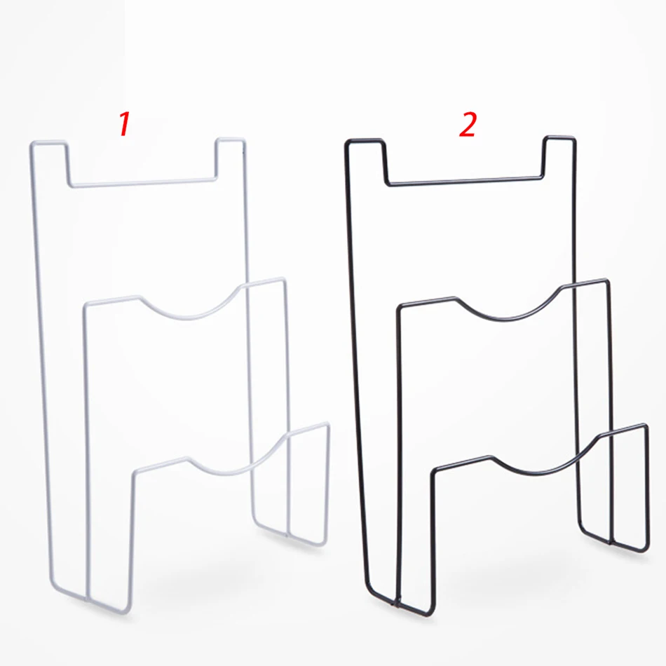 

Original Storage Drainboard Lid Shelf Door Hanging Holder Metal Plate Stand Pan Cutting Board Kitchen Draining Rack Organizer