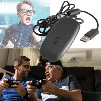 

Wireless Gamepad PC Adapter Controller Gaming USB Receiver for Xbox 360 Console with CD