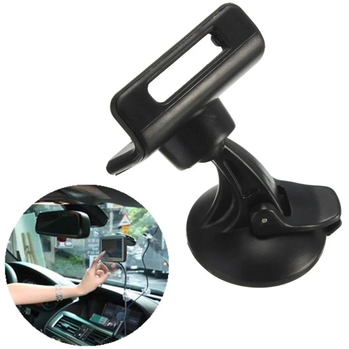 F Fityle Supporto A Ventosa Per Parabrezza Auto - Base Sferica Orientabile 360° Per Modelli 1050/1000/1005/1015/2405/2535