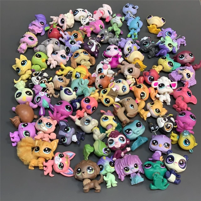 Buy 5 Get 2 Gifts 4-5 cm Loose Old Pet Shop Toys Cat Puppy Kitten Figure  Mini Toy Figures Classic Little Pet Toys