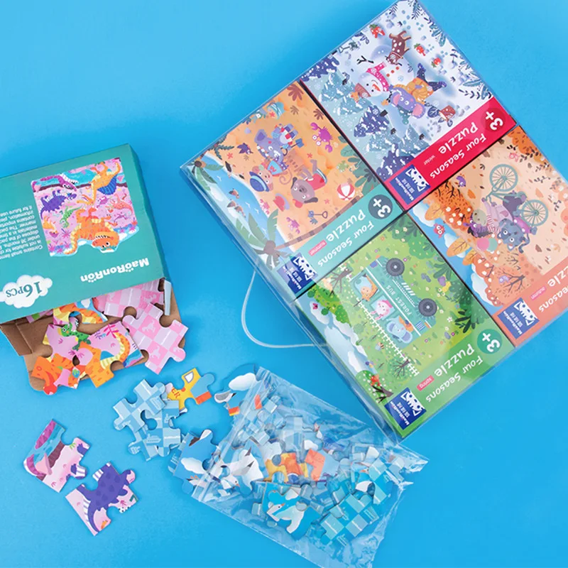 

Children's Four-in-One Educational Baby Toys from Simple to Difficult Advanced Plane Picture 3-6 Years Old Girl's and Boy's