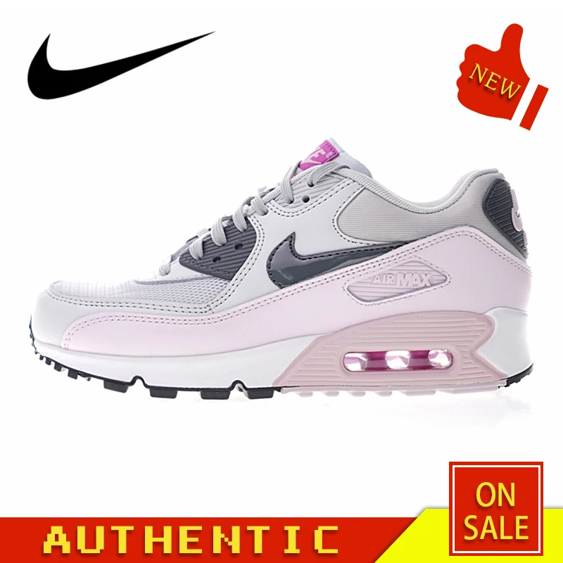 

Original Authentic NIKE AIR MAX 90 ESSENTIAL Women's Running Shoes Outdoor Fashion Sports Breathable 2019 New 616730-112