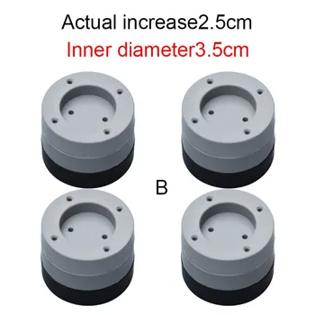 

HOT Washer Dryer Anti-vibration Pads Fridge Washer Leveling Feet Washer and Dryer Pedestals NDS