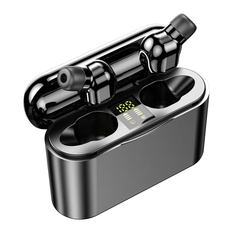 

TWS Wireless Bluetooth V5.0 Headphones In-Ear Stereo Waterproof Touch Control Earbuds Ith Running Sports LED Display earphone