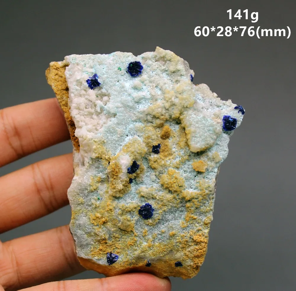 100% Natural beautiful GuiZhou azurite mineral specimen crystal Stones and crystals Healing crystal Free shipping