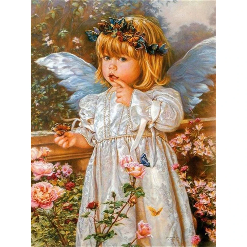 Набор для вышивки крестиком сделай сам Angel Philosophy 11 карат набор рукоделия холст с
