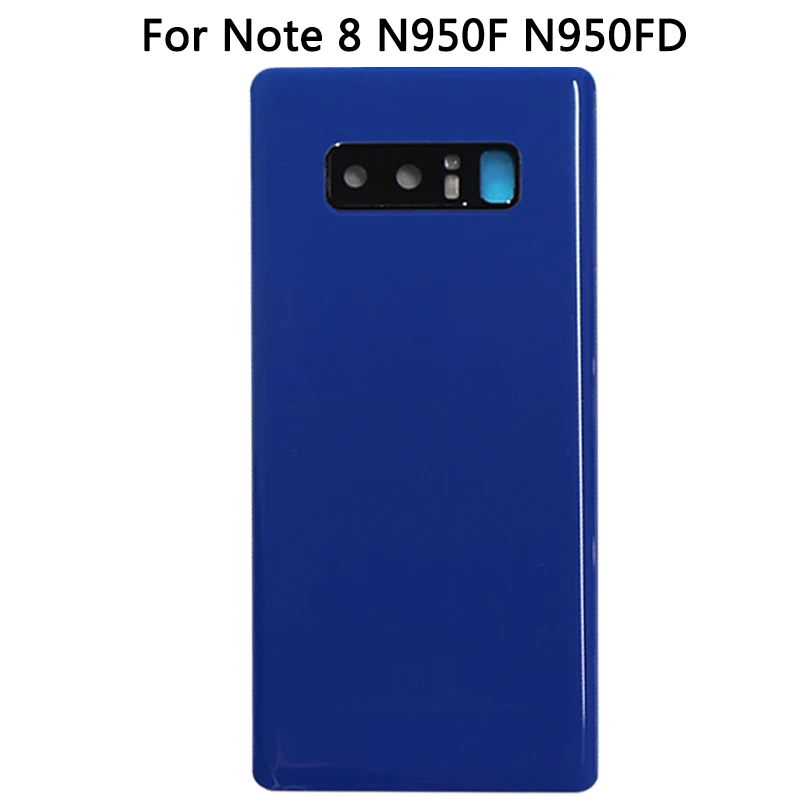 Новая Крышка батарейного отсека Note 8 для Samsung Galaxy N950 N950F задняя крышка стеклянная