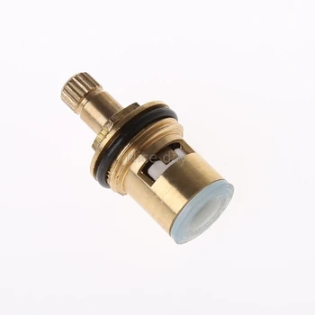 

2 Pcs Faucet Replacement Brass 1/4 Turn G1/2" Ceramic Disc Cartridge Hot Cold Tap Valve F16 20 Dropship