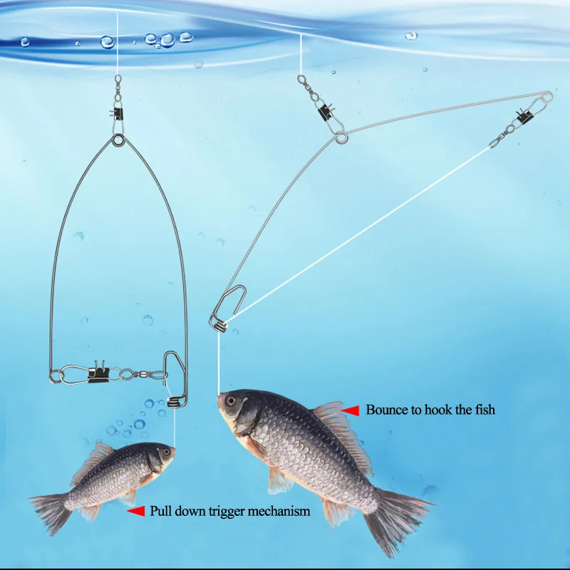 10pcs ڵ   Ʈ η ƿ  Fishhook ̳ ڵ Catapult  Ȥ ׼
