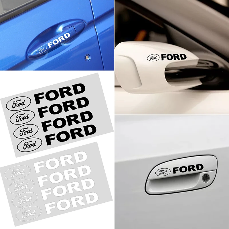 

4 Pieces Car Rearview Mirror Stickers Auto Decal for Fords Focus 2 3 1 MK2 MK3 MK1 Fusion Car Accessories Auto Decal Gadgets