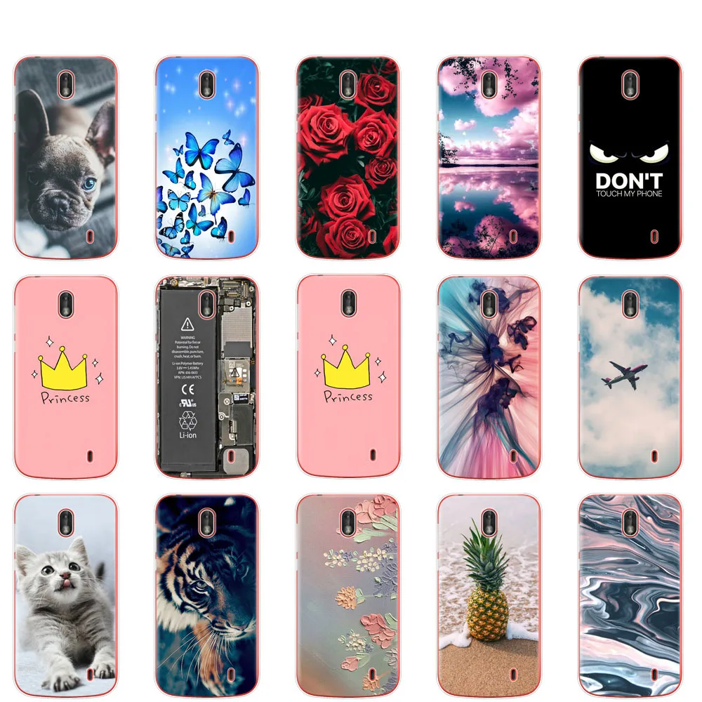 Case For Nokia 1 Plus Cover Cute animal Silicone Soft housing for plus 1+ Bag bumper soft TPU coque capa | Мобильные телефоны и
