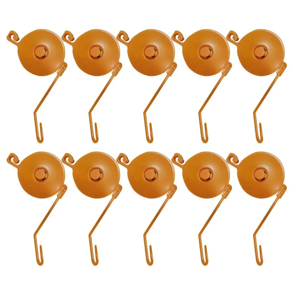 10pcs Smart Retractable Plant Yoyo with Stopper Hydroponics Grow Support Hanger Hydroponic for Home Garden Plants Grow Drop ship