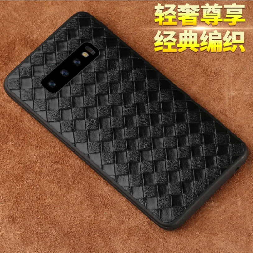 Роскошный противоударный чехол из натуральной кожи для телефона samsung galaxy A50 A70 A40 A20 Note 8 9 10 S8 S9 S10 plus чехол для телефона