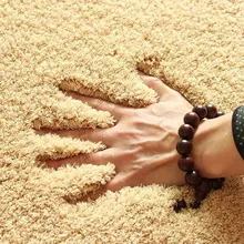 Ковровые Коврики для гостиной напольный коврик комфортный супер мягкий модный длинный волос 40*60 см стул из полиэстера диван, домашний декор