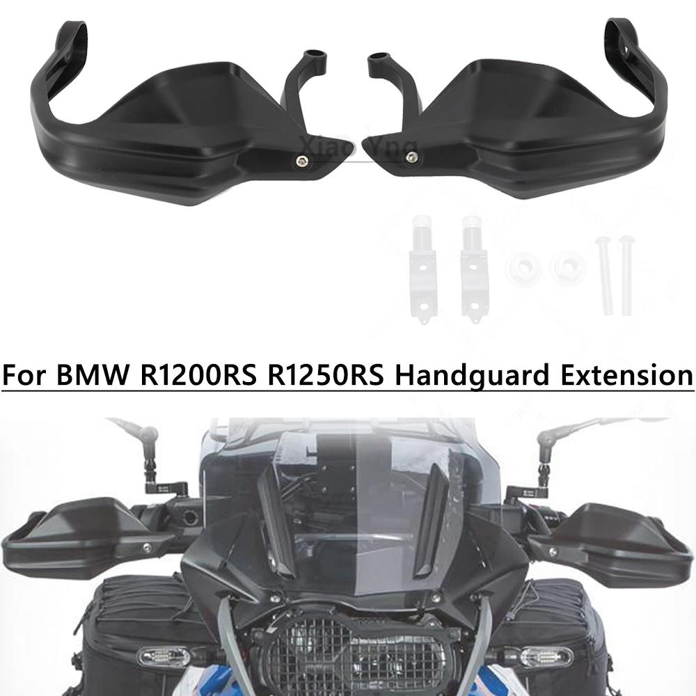 For BMW R1200RS R1250RS R1250 RS R 1200 RS Motorcycle Hand Guard Handle Windproof Protector Handguard Shield Handguard Extension license plate frame