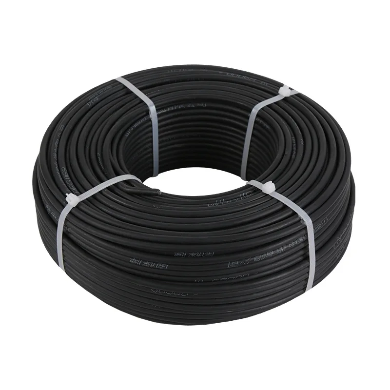 50 м/рулон 1x2.5mm2 Солнечный Кабель 14AWG медный кабель TUV утверждение красный/черный
