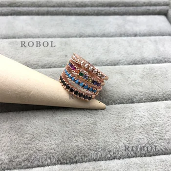 

Spanish Bear Boutique S925 Sterling Silver Ring, Colorful Gold-plated Tones, Add Layering, Exquisiteness, Intellectual Elegance