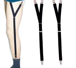1 Pair Y-Shaped Garter Y-Style Near Shirt-Stay Best Shirt Stays Black Tuck It Belt Shirt Tucked Men Women Shirt Stay