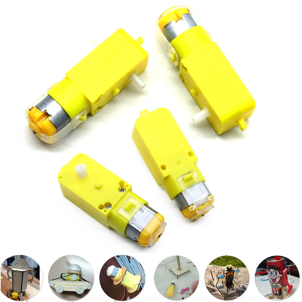 2PCS TT Motor 130motor Smart Car Robot Gear For Arduino DC3V-6V DC Intelligent Chassis Four Drive Hot | Игрушки и хобби