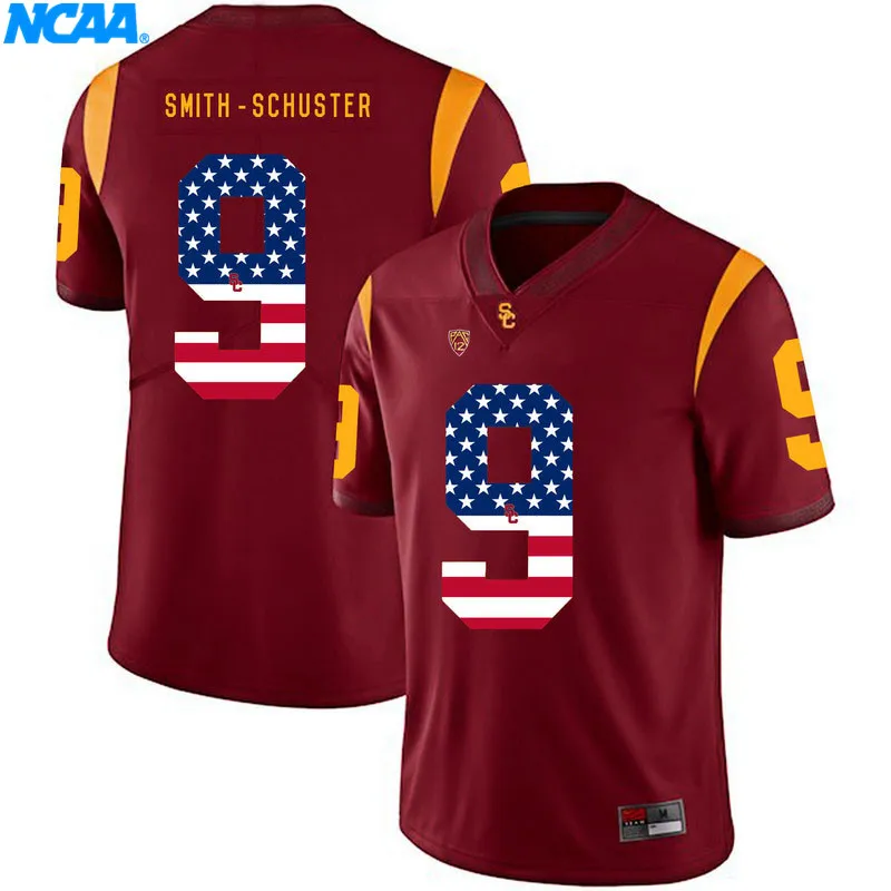 Новое поступление, высокое качество, Josh Shaw#6 JuJu Smith-Schuster#9, Молодежная Футболка для колледжа, майки, S-XXXL - Цвет: 16