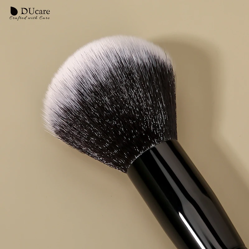 DUcare 12 шт. Профессиональные кисти для макияжа, пудры, основы, теней набор кисточек для макияжа натурального козьего волоса набор кистей для косметики